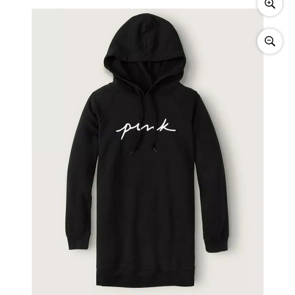 PINK by Victoria’s Secret Hooded Sweater Dress size med - Picture 5 of 6